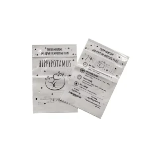 Custom Logo Product Packaging Bags With Easily Tearable Pening Plastic Packaging Bag
