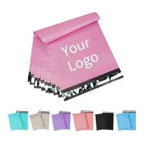 Custom Logo Recycled Plastic PolyMailer Clothing Packaging Self Seal Adhesive Express Shipping Bags Envelopes For Small Business