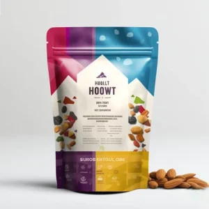 Custom Logo Resealable Odor Proof Nuts Cashew Packaging Bags Stand up Plastic Zip Lock Pouches