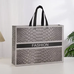 Custom Logo Reusable Recyclable Clothes Shoes Strong Eco PP Non Woven Packaging Gift Shopping Tote Bag with Logo