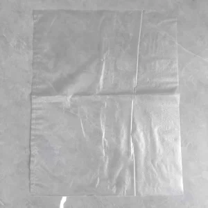 Custom Logo Stand Up Pouch Transparent PE Plastic Bags Moisture Proof Poly Packaging Bag for Clothing Boutique