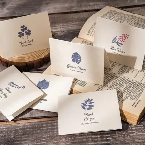Custom Logo Thank You Hangtag for Small Business Packaging Luxury Paper Hangtag Thank You Hangtag