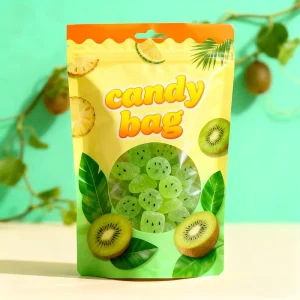 Custom Low MOQ Gravure Printed Recyclable Stand up Zipper Mylar Bags for Candy Snack Food Packaging Custom Size Available