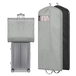 Custom Luxury Foldable Dustproof Dress Travel Garment Bags Suit Cover Storage Bags