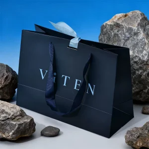 Custom Luxury Shopping Boutique Gift Carry Clothing Shoes Packaging Paper Bags With Your Brand Own logo