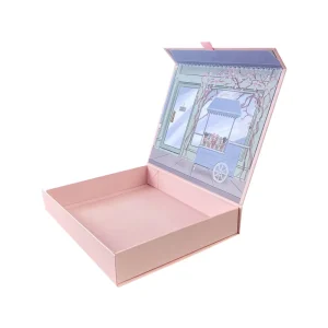 Custom Magnetic Box Packaging Gift Boxes with Magnetic Lid and Print Dress Magnetic Folding Box