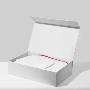 Custom Magnetic Closure Folding Box for Bridal Gown and Suit Packaging Premium Rigid Apparel Box