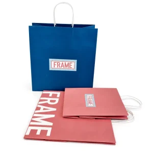 Custom Matte Printed Paper Bags for Scented Wax Melts and Handmade Aromatherapy Product Retail Packaging