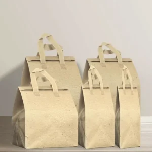 Custom Non Woven Aluminium Foil Laminated Takeout Packaging Bags