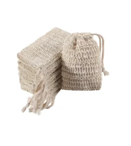 Custom Organza Mesh Drawstring Bags Cotton Mesh Drawstring Bag for Soap Small Cosmetic Mesh Soap Pouch