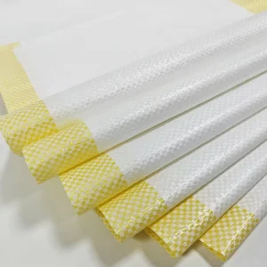 Custom PP Woven Recyclable Packaging Bags Heat Seal Handle Hole for Agriculture 25kg 50kg 100kg Sizes Offset Printing Available