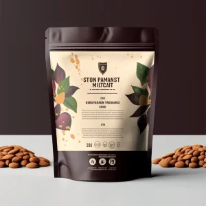 Custom Packaging Stand up Pouch Food Safety Grade Zipper Top Baby Food Pet Food Recyclable Waterproof Spice Packaging Bags