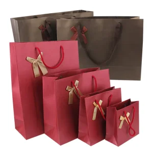 Custom Paper Bags with Logo Printing Personalized Packaging Solutions