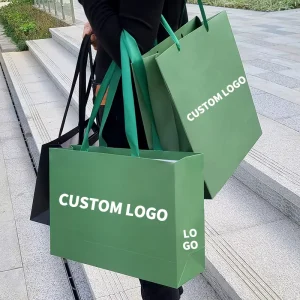 Custom Paper Bags with Your Own logo Luxury Craft Brown Jewelry Shopping Gift Kraft Paper Packaging Bags