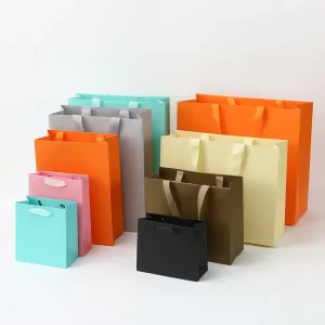 Custom Paper Bags with Your Own logo for Business Custom Your Own logo Shopping Paper Bag Boutique Packaging Bags