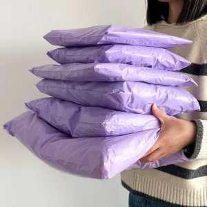 Custom Pattern Full Color Printed Eco Friendly PE Poly Mailers Self Adhesive Waterproof Shipping Bags for Shoes Socks Apparel