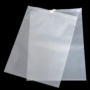 Custom Plastic Clothes Zip Lock Self Sealing Clothing Packaging Frosted Zipper Bags Printed Logo