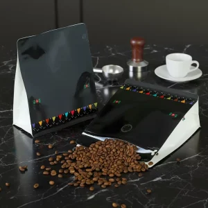 Custom Plastic Packaging BPA Free Food Grade Biodegradable Moisture Proof Ziplock Stand Pouch Coffee Bags