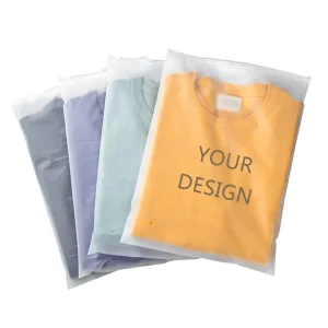 Custom Poly Frosted Polybags PE Plastic Bag for Business in Stock Shipping Clothing Dresses Packaging Travel Storage Zipper Bag