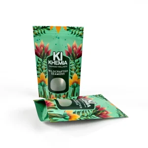 Custom Print Cookie Bag Resealable Stand up Pouch Plastic Packaging Sealed Bag for Biscuits Candy Packaging with Zipper