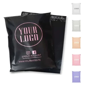 Custom Print Logo Biodegradable Recyclable Waterproof Poly Mailers Polythene Courier Packaging Bags for Carton Shipping