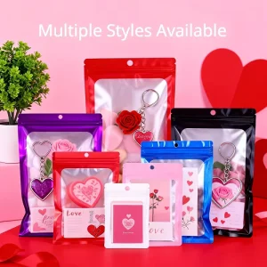 Custom Print Mylar Bags Candy Packaging Bags for Small Business Food Storage Packaging Supplies with Custom Logo Print