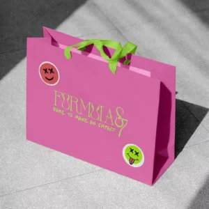 Custom Print logo with Handle Shopping Packaging Paper Bag