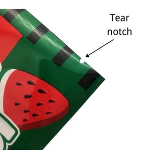 Custom Printed Biodegradable Ice Cream Packaging Food Grade Laminated Moisture Proof Plastic Bags Back Seal Heat Sealed