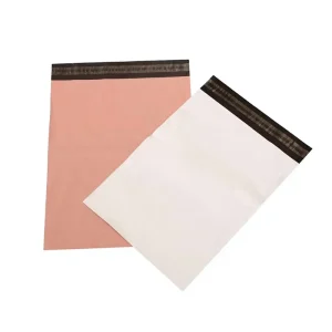 Custom Printed Biodegradable Poly Mailers Eco Friendly Beige Shipping Bags with Logo Self Seal Plastic Mailing Envelope