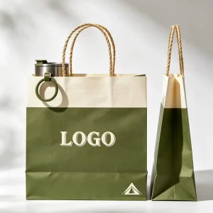 Custom Printed Brand Logo Premium Luxury Eco Friendly Advertising Packaging Bags for Tea Wine Promotion Paper Bags