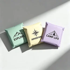 Custom Printed Courier Bags Multi Color Logo Print Shipping Packaging Bags
