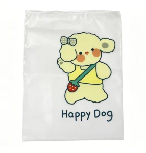 Custom Printed Durable Waterproof Translucent Matte CPE Zipper Bags for Long Term Storage Bulk Clothing Dress Packaging