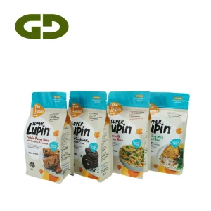 Custom Printed Eco friendly Plastic Packaging Bags with logo Printed on Them