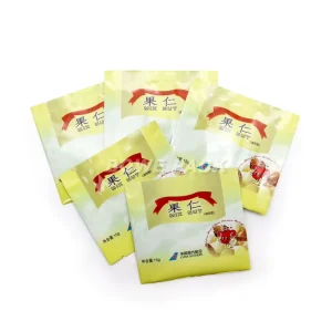 Custom Printed Empty Center-seal Pouch Fin Seal Bag for Nuts