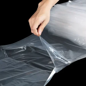 Custom Printed Fanfolded Perforated Poly Pre Opened Auto Packaging Bags