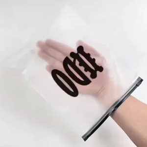 Custom Printed Frosted Poly Plastic Ziplock Bags Apparel Dress Hoodie T-Shirt Clothing Packaging Zipper Bag for Clothes