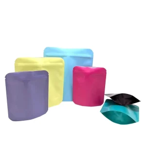 Custom Printed Heat Seal 3.5 7g 1oz Plastic Zip Lock Smell Proof Stand up Pouch Zipper Food Small Gummy Packaging Mylar Bags