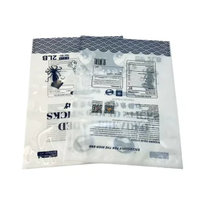 Custom Printed Heat Seal Laminated Leakproof Flat Pouch Plastic Meat Fish Frozen Food Packaging Vacuum Bags