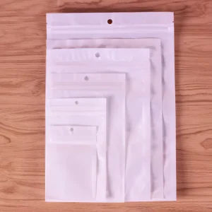 Custom Printed Laminated 3 Side Seal Zipper Bags for Packaging