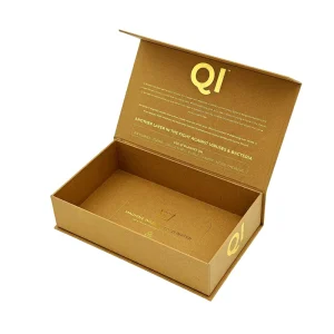 Custom Printed Lid and Base Kraft Paper Magnetic Flip Gift Box Gift Bag and Corrugated Aircraft Box Set