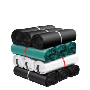 Custom Printed Logo Design Durable Tearproof Secure White Poly Mailers Envelope Express Courier Bags Recyclable Lightweight