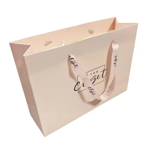 Custom Printed Logo Luxury Paper Shopping Bags for Clothing Gift Packaging