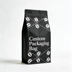 Custom Printed Logo Moisture Proof Food Grade 8 Side Gusset Resealable 200g 500g 1kg Coffee Bag 5lb Coffee Bag with Zipper