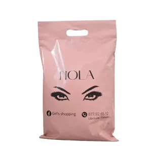Custom Printed Logo Plastic Packaging Clothes Shipping Bags Poly Mailer Bags with Handle