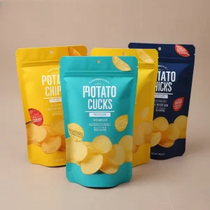 Custom Printed Logo Smell Proof 3.5ml PE Plastic Zip Lock Bags Stand Zipper Food Candy & Cookie Packaging with Embossing