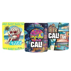 Custom Printed Logo Stand up Ziplock Mylar Bags Waterproof Resealable Pouches for Blind Box Toy Packaging