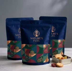 Custom Printed Moisture Proof Stand Up Zipper Pouches for Snack Candy Spice Food Packaging Mylar