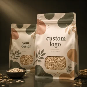 Custom Printed Odor Proof Mylar Stand up Pouch Zipper Bags for Tea Candy Food Coffee Plastic Packaging Bag