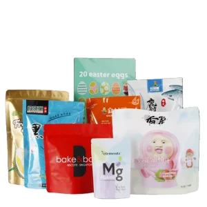 Custom Printed Packaging for Pouches Films and Bags with Various Thicknesses