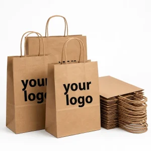 Custom Printed Paper Promotional Bag Paper Shopping Packaging Bag Paper Bag Handle